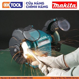 Máy Mài 2 Đá Makita GB602 (150MM-250W) [Hàng Chính Hãng]