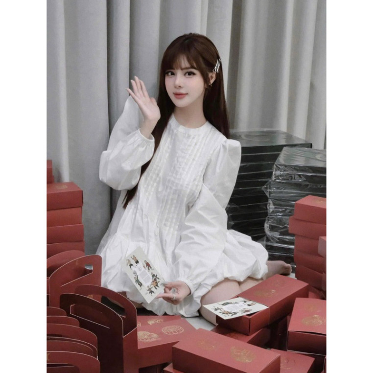 Váy Xuông Babydoll tay dài MPB hàng loại 1 Cemos store