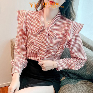A134 - Áo Sơ Mi Nữ Công Sở VP Clothing Cao Cấp, Đường May Tinh Tế, Form Dáng Chuẩn, Phong Cách Trẻ Trung