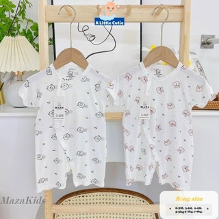 Bodysuit Cho Bé Body Bé Trai Bé Gái Vải Petit Sợi Tre Mềm Mại BDS029 - A LITTLE CUTIE