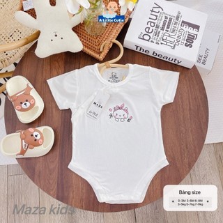 Body Chip cộc tay cho Bé Vải Tăm Lạnh Mềm Mại Thoáng Mát BDS039