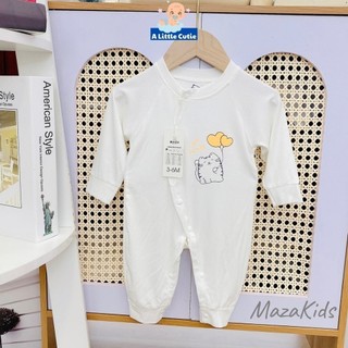 Bodysuit cho bé trai, bé gái sơ sinh dài tay Vải tăm lạnh Cao cấp BDS036 - A LITTLE CUTIE
