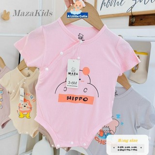 Bodysuit Cho Bé Body Bé Trai Bé Gái Vải Tăm Lạnh QC Mềm Mại Thoáng Mát BDS033