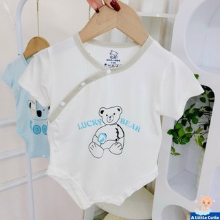 Bodysuit cho bé gái bé trai, body chip cho bé sơ sinh Vải petit cao cấp BDS001 - A LITTLE CUTIE