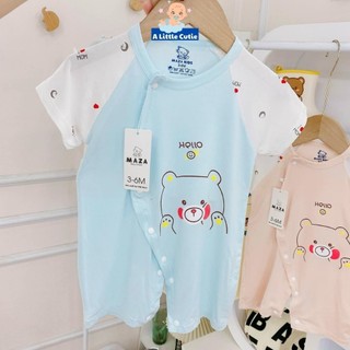 Bodysuit cho bé, body sơ sinh mặc hè vải petit loại 1 BDS021 - A LITTLE CUTIE