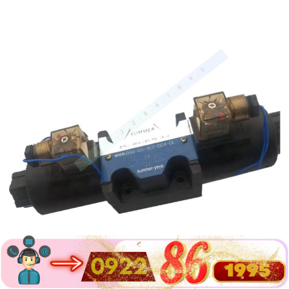 Van   Điện  Từ Thủy Lực Summer DSG-01-3C2-D24-DL DSG-01-2B2 DSG-03-3C2-D24 mới