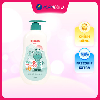 Sữa tắm & gội 2in1 cho bé Pigeon chiết xuất Jojoba 700 ml (mọi độ tuổi) - Giao bao bì ngẫu nhiên