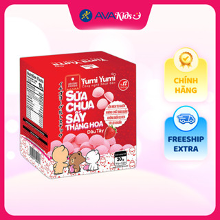 Sữa chua khô sấy thăng hoa vị dâu Yumi Yumi hộp 30g (từ 1 tuổi)