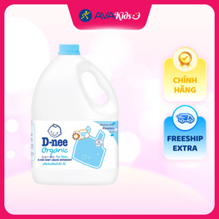 Nước giặt quần áo cho bé D-nee Xanh hương ban mai can 3 lít - Giao bao bì ngẫu nhiên