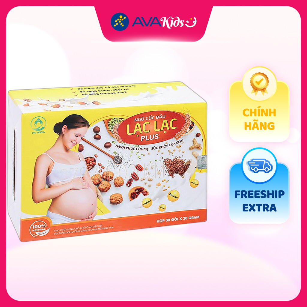 Ngũ cốc Dr.Maya Lạc Lạc Plus bổ sung dưỡng chất cho mẹ bầu 30 gói