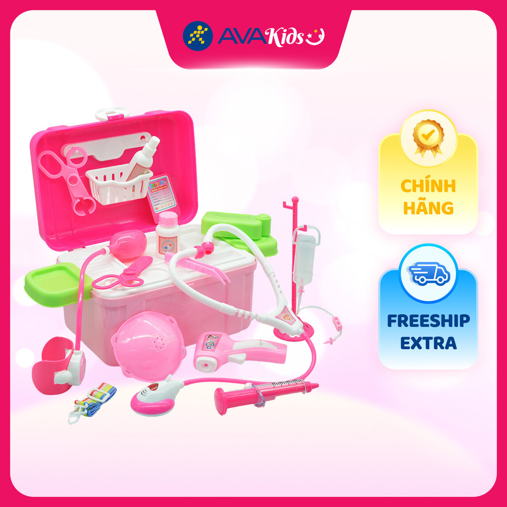 Bộ đồ chơi bác sĩ Duka DK81147 (19 chi tiết)