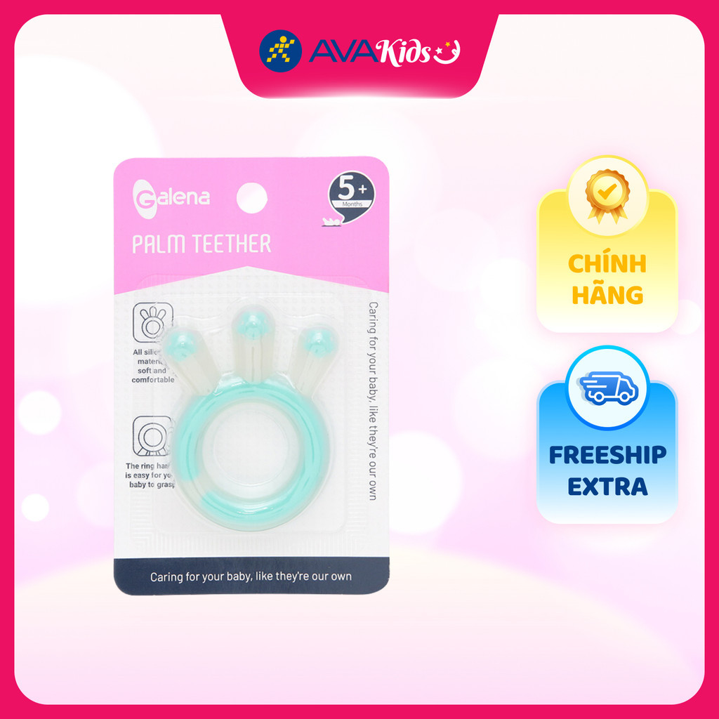 Gặm nướu Galena hình bàn tay GA-TH02 (từ 5 tháng) - Màu xanh