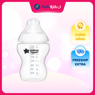 Bình sữa nhựa PP Tommee Tippee Natural Start 423905 cổ rộng 260 ml (3 - 6 tháng)