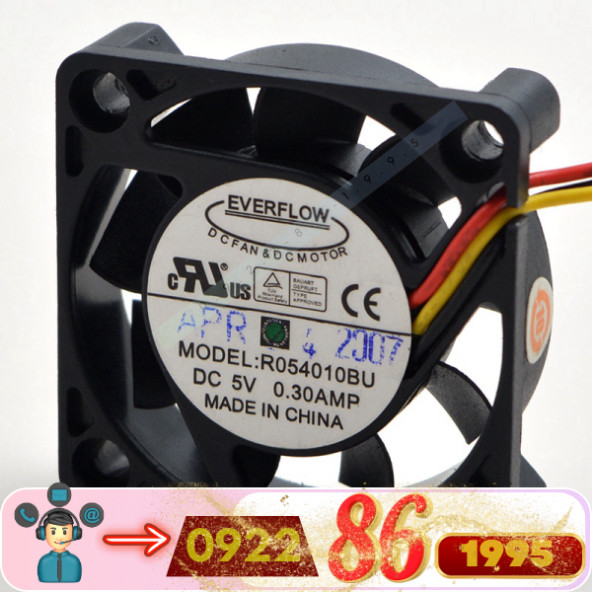 0.30 4Cm 5V Quạt Tản Nhiệt R054010bu mới
