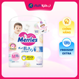 Tã quần Merries size M 52 miếng (6 - 11 kg)