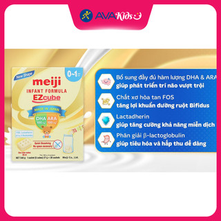Sữa bột dạng thanh Meiji Infant Formula Ezcube 540g (0 - 12 tháng)