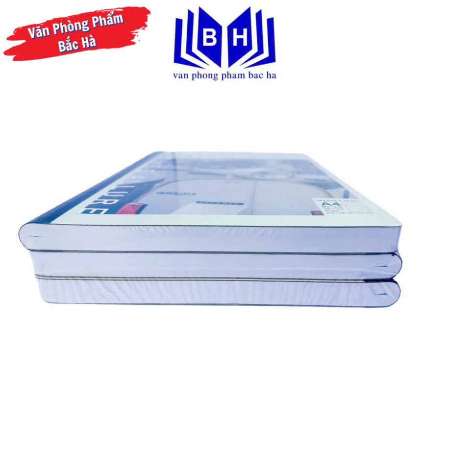 Sổ bìa bồi A4 may gáy 360 trang cao cấp, Sổ A4 kẻ ngang A4 minh châu, Sổ A4 Bìa bồi may gáy General 
