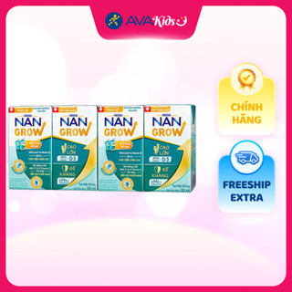 Lốc 4 hộp sữa pha sẵn Nestlé NAN Grow 110 ml (từ 1 tuổi)