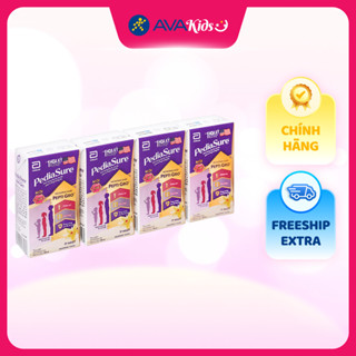  Lốc 4 hộp sữa pha sẵn Abbott PediaSure hương vani 110 ml  1 - 10 tuổi  