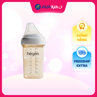 Bình sữa nhựa PPSU Hegen cổ rộng 240 ml (3 – 6 tháng)