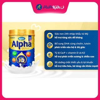 Sữa bột Dielac Alpha Gold IQ số 2 (sữa non) 800g (6 - 12 tháng)