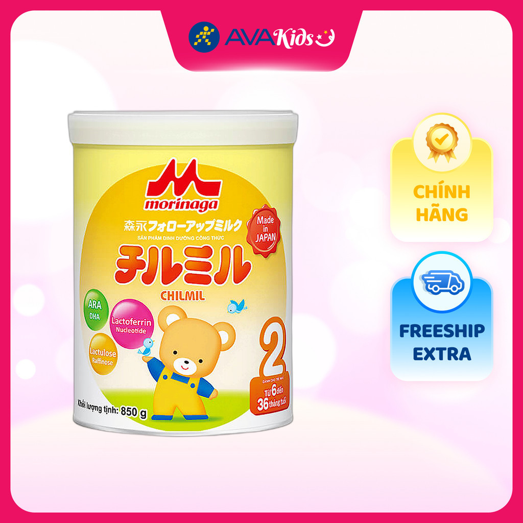 Sữa bột Morinaga Chilmil số 2 850g (6 - 36 tháng)
