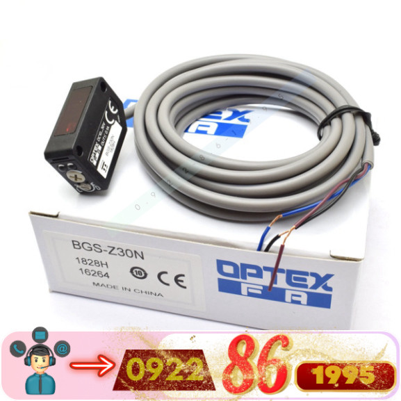 Cảm Biến Quang  Optex BGS-Z30N BGS-Z10N BGS-Z30P mới