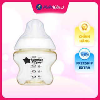 Bình sữa nhựa PPSU Tommee Tippee Natural Start 423936 cổ rộng 150 ml (0 - 3 tháng)