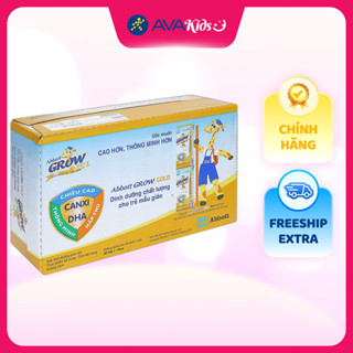 Thùng 48 hộp sữa pha sẵn Abbott Grow Gold hương vani 110 ml - Dành cho trẻ từ 1 tuổi