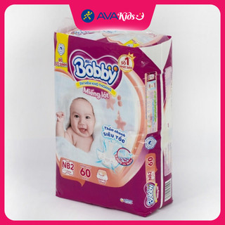 Miếng lót Bobby size NB2 60 miếng (Từ 1 tháng)
