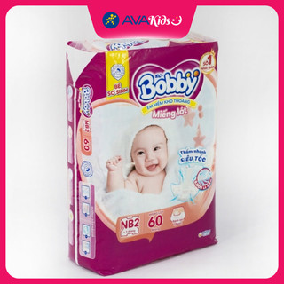 Miếng lót Bobby size NB2 60 miếng (Từ 1 tháng)