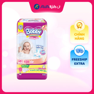 Miếng lót Bobby size NB1 108 + 6 miếng (Dưới 1 tháng) - Giao bao bì ngẫu nhiên