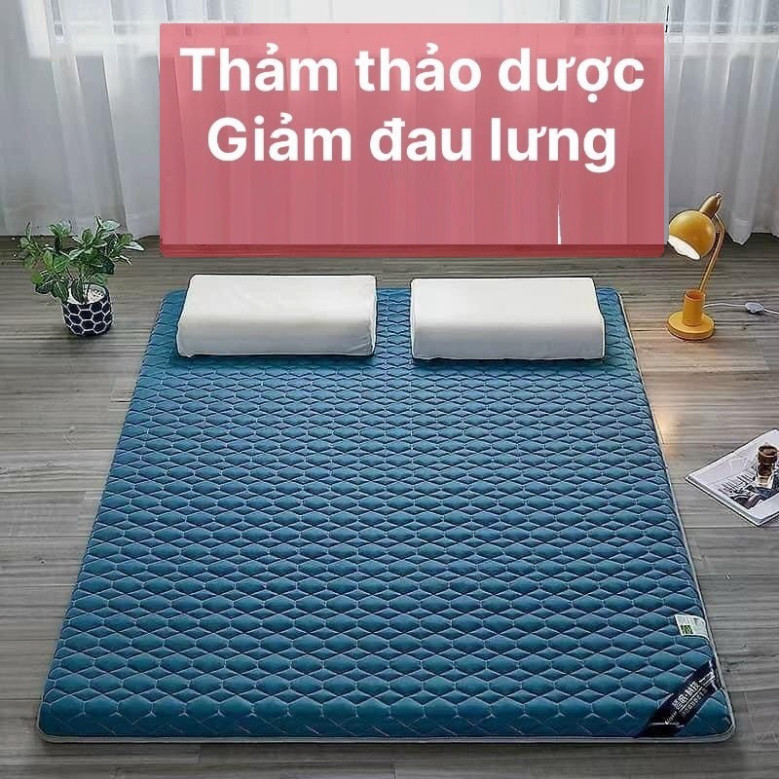 Nệm thảo dược chống đau nhức mỏi lưng - FREESHIP - Đệm Topper thảo dược Hàng Xuất Nhật Cao Cấp