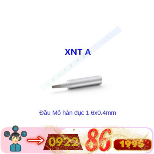Mũi hàn Weller  XNT A  Weller Xnt Đầu Hàn Wxp65 Wp65 Wtp90 mới