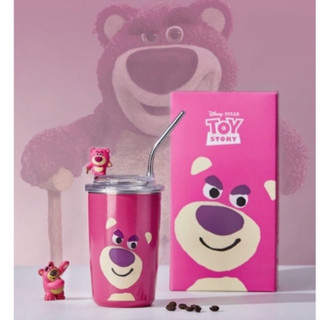  Ly Giữ Nhiệt Gấu Dâu Dễ Thương Lotso Cốc Hoạt Hình Hồng Inox 304 Cao Cấp Không Gỉ Tặng Ống Hút Tiện Lợi Và Charm Gấu 