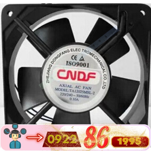 Cndf Oriental Ta12025msl-MBL-2 220V  0.10a Quạt Làm Mát Ta11025hsl-Hbl mới