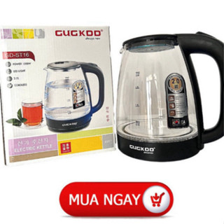 Ấm Siêu Tốc Thủy Tinh 2 Lít , Bình Đun Nước Siêu Tốc Trong Suốt , Ấm Đun Nước Pha Trà