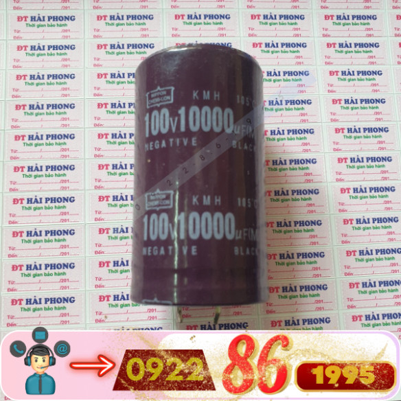 Tụ điện nippon 100V 10000uf mới