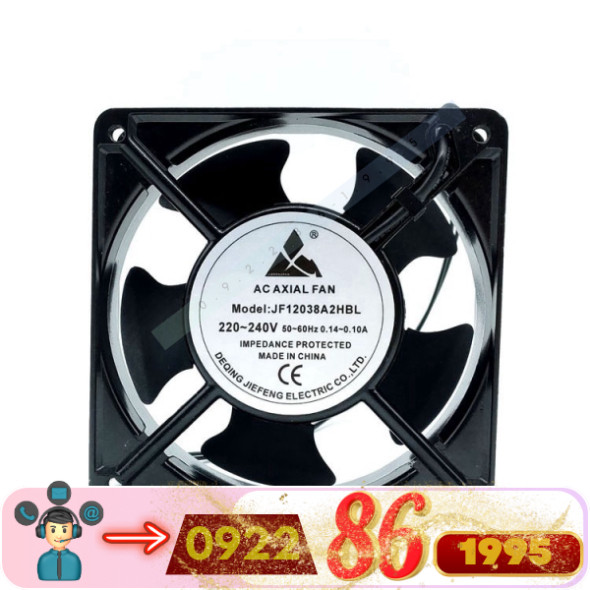 Quạt Axial Fan Jf12038-15050-18060-20060a2hbl AC Axial Fan  Quạt 220V mới