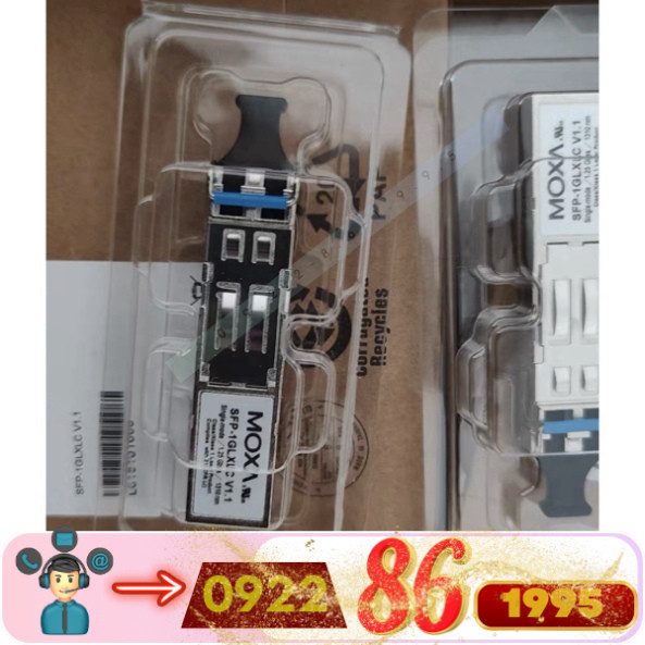 Moxa SFP-1GLXLC V1.1 SFP  Quang Mô-đun mới