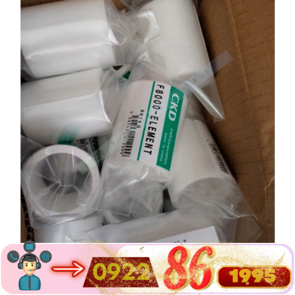 Bộ Lọc Nguồn Khí Ckd  W3000/4000 F3000-ELEMENT-Y M3000 F8000 mới