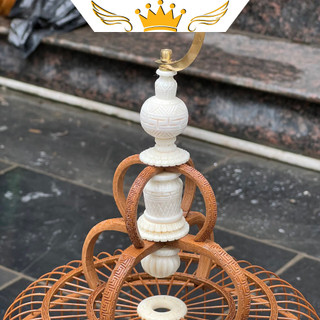 Lồng chim Puteh - Banzi design (painted)