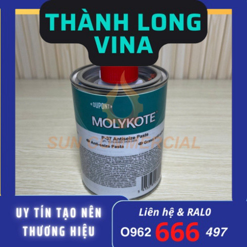 ( Chính hãng ) Molykote P-37 Antiseize Paste, 500g/hộp, Mỡ bôi trơn chịu nhiệt