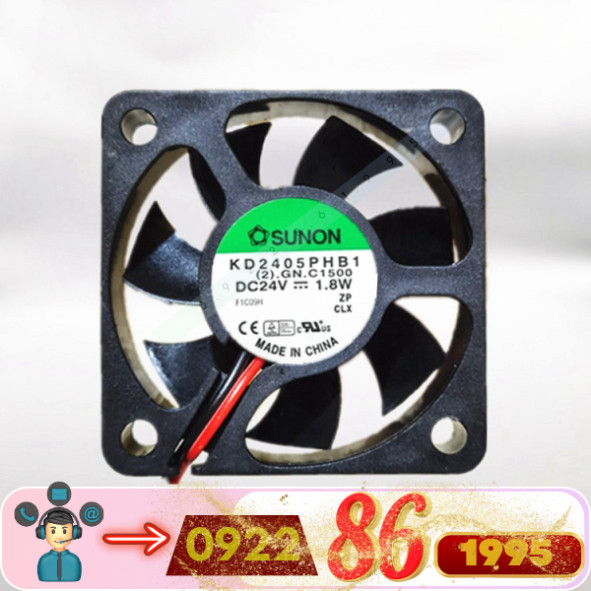Quạt làm mát Sunon Kd2405phs2 Kd2405phb1 DC24V 1.8W   50x50x15   mới