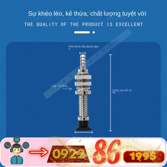 Giác hút chân không PFTS-10-10 PFTS-10-20 PFTS-20-10 PFTS-10-4 PFTS-15-10 mới