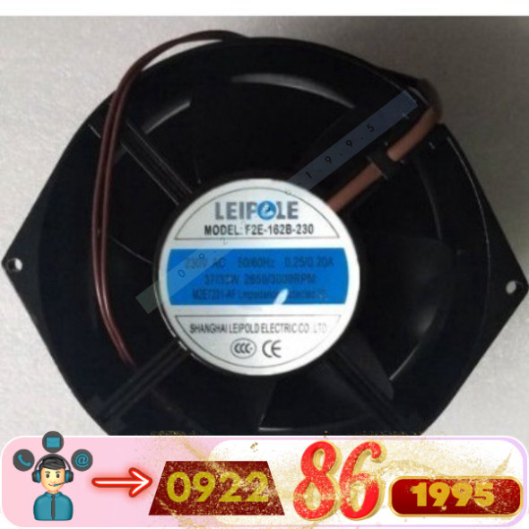 Quạt làm mát F2E-162B-230 Leipole 230VAC - 37/33W mới