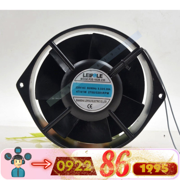 Quạt Làm Mát Leipole F2E-162B-230 230V 0.33a mới