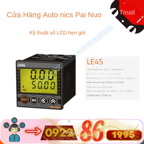 LE3S-LE3SA-LE3SB-LE4SA-LE4S Đồng Hồ Bấm Giờ Autonics mới