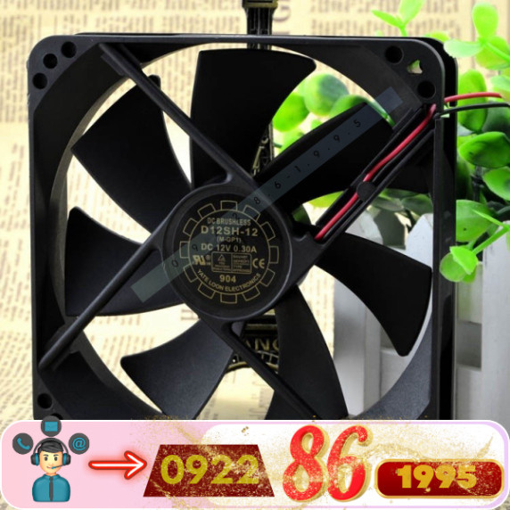 Quạt Tản Nhiệt Yate Loon D12SH-12 12V 0.30a mới