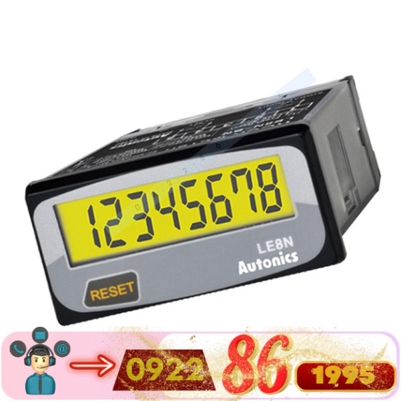 Bộ định thì Autonics LE8N-BN, LE8N-BV, LE8N-BN-L, LE8N-BF mới